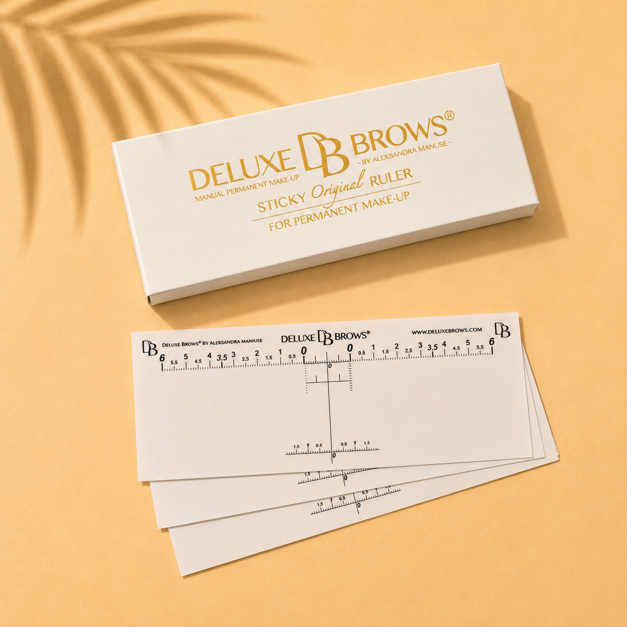 眉毛リータさま Deluxe Brows® Brow Mapping Sticky Symmetry Ruler