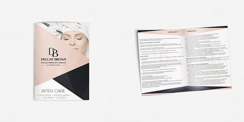 MICROBLADING / PERMANENT MAKEUP TREATMENT/ BEFORE &amp; AFTER CARE INSTRUCTIONS