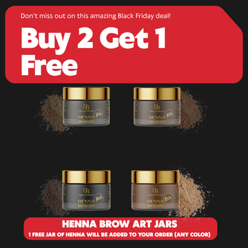 Deluxe Brows® Henna Brow Art Jars