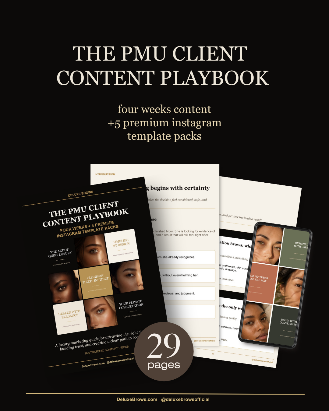 THE PMU CONTENT + PREMIUM INSTAGRAM TEMPLATES