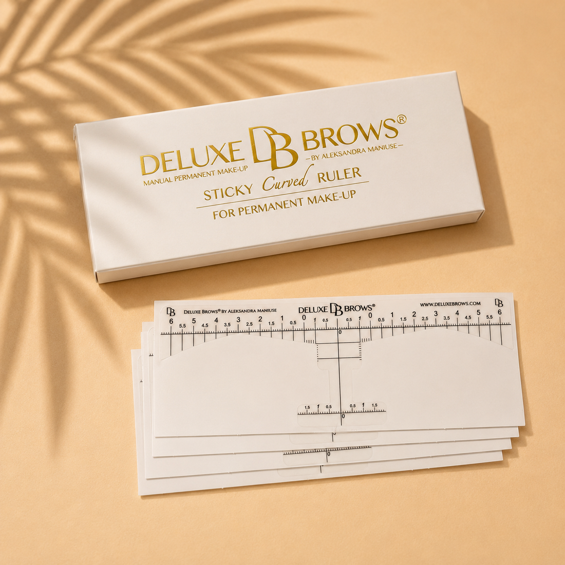 Deluxe Brows® Brow Mapping Sticky Symmetry Ruler