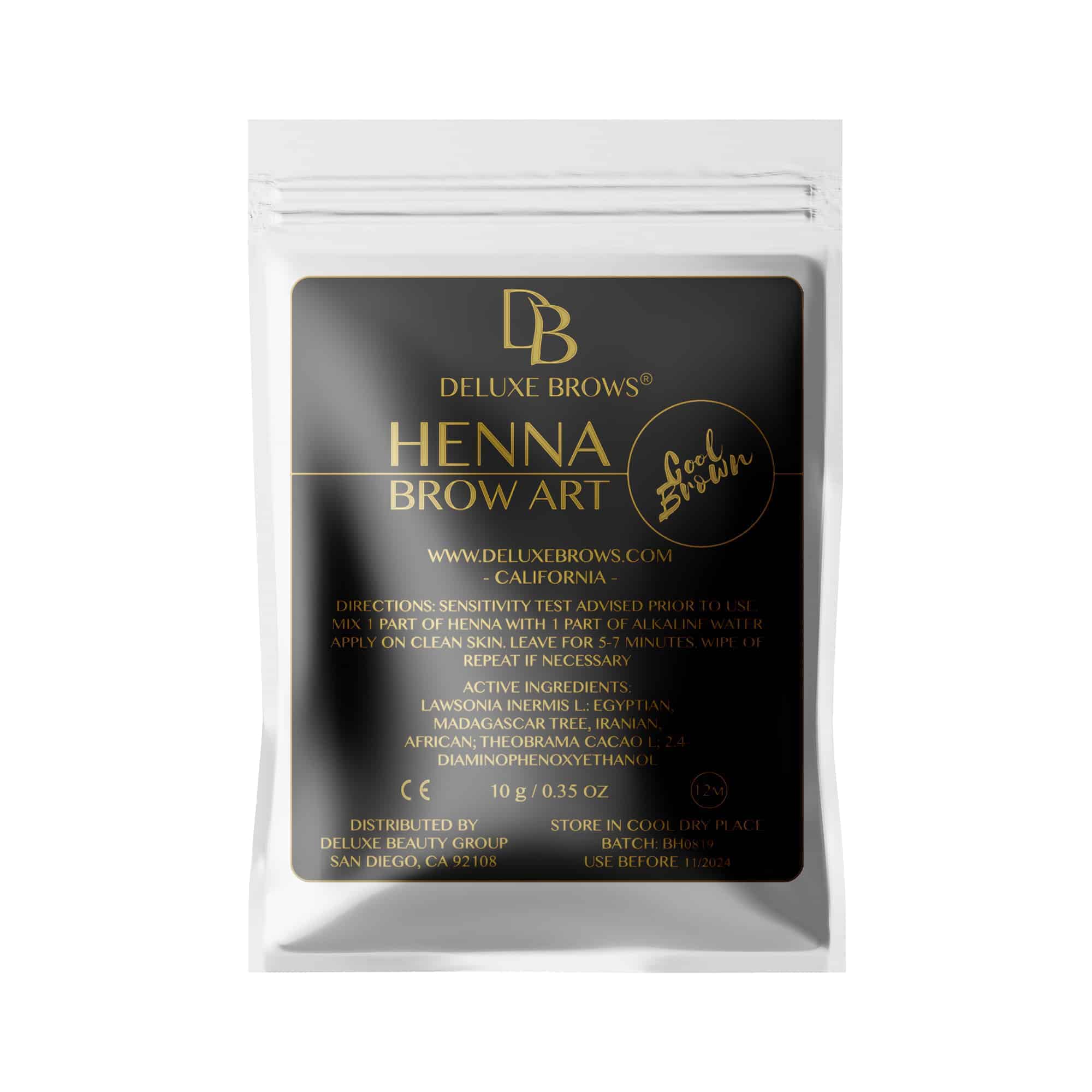Deluxe Brows® Henna Brow Art Pouches