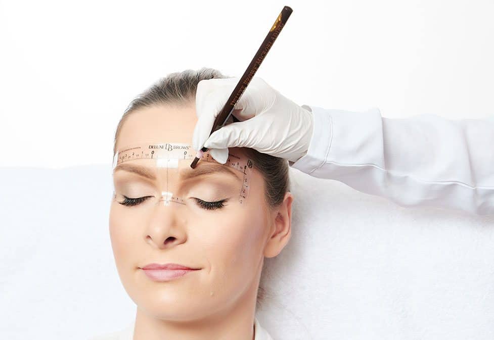 Deluxe Brows® Brow Mapping Sticky Symmetry Ruler
