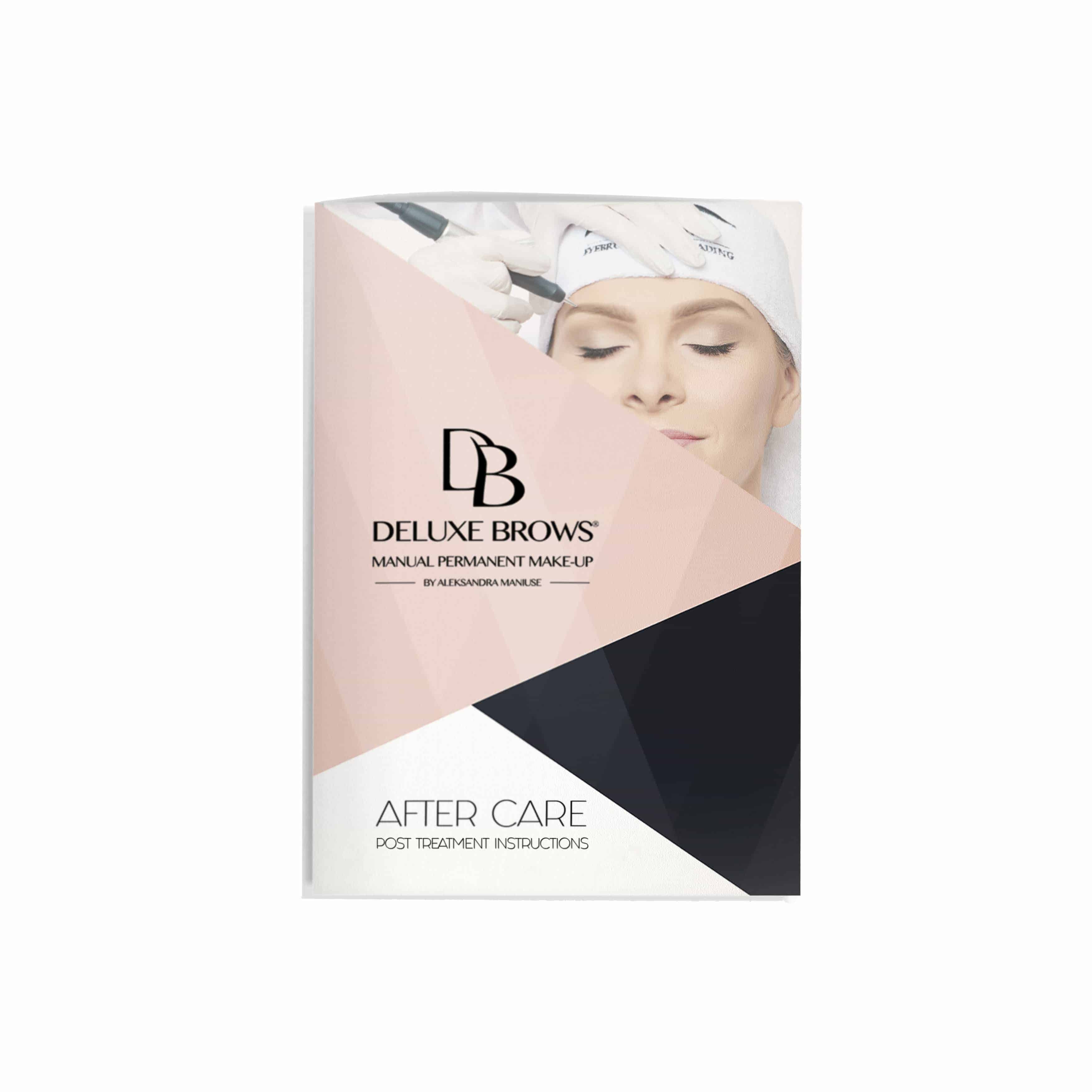 25 x Deluxe Brows® After Care Client Cards