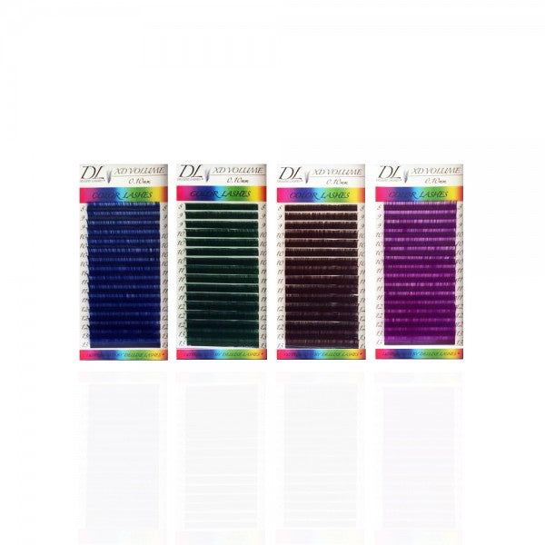 Coloured Lashes Strips Deluxe Lashes COLOR