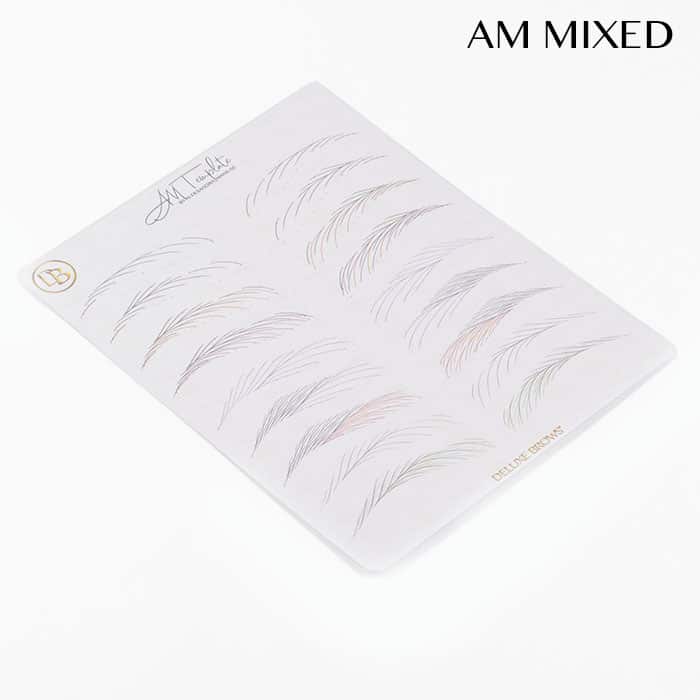 Hairstrokes Template Cards with Clear Latex