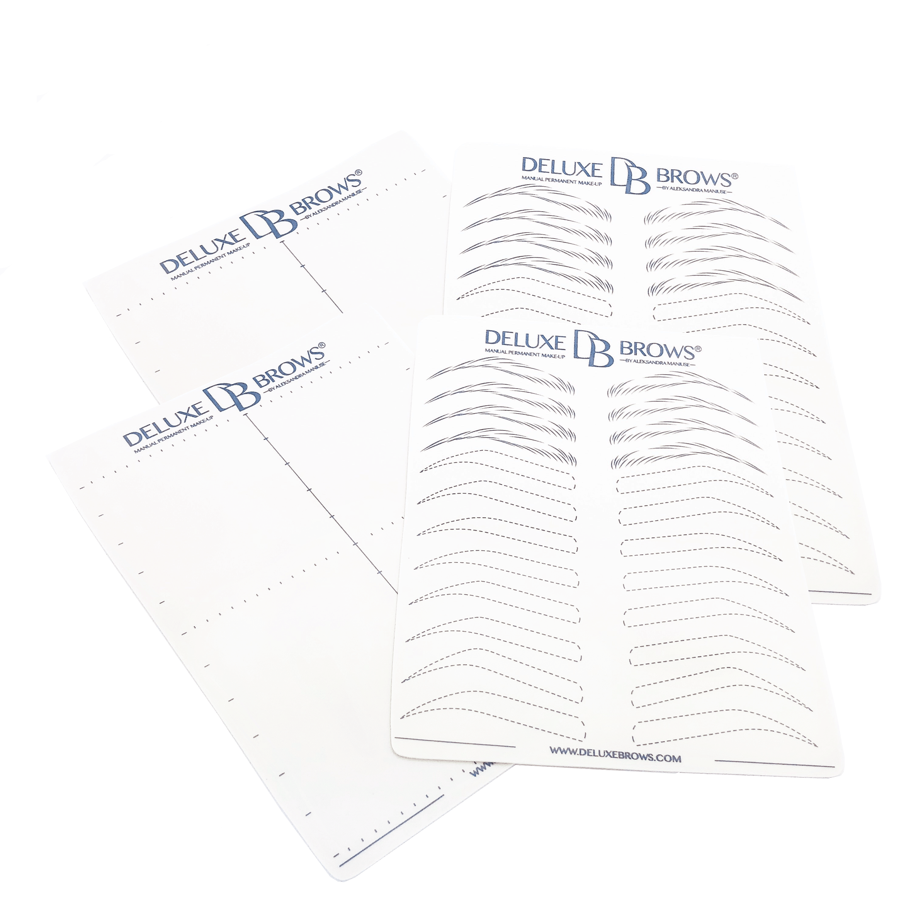 Deluxe Brows® Artificial Practice Skin/Latex with Templates